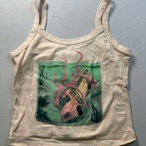 Melanie Martinez Trilogy Tour Bus Tank Top Cropped Shirt Size Small